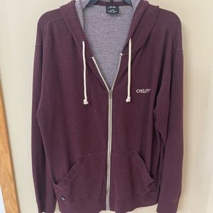 Oakley zip up hoodie